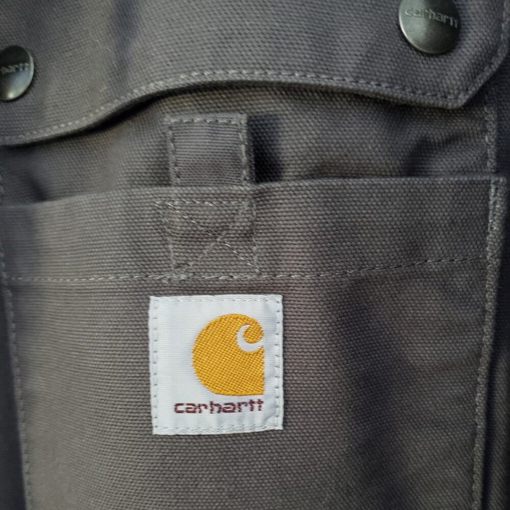 Carhartt Bartlett jacket, gray 2XL with hood & sherpa lining, like new condition - Picture 4 of 13